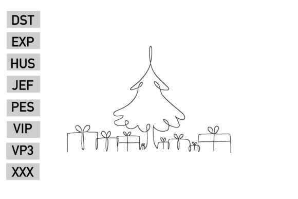 Christmas Tree Line Art Review