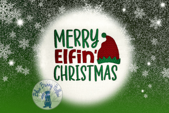 Merry Elfin Christmas Embroidery
