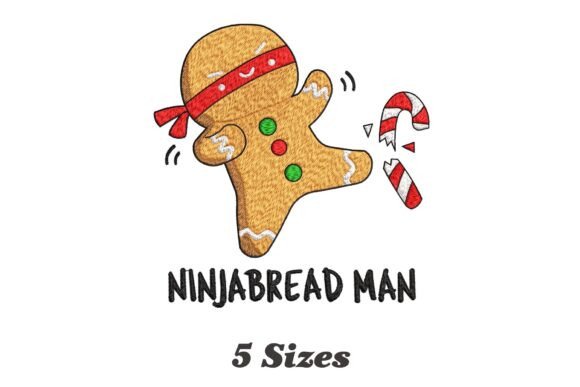 Ninjabread Man Embroidery Review
